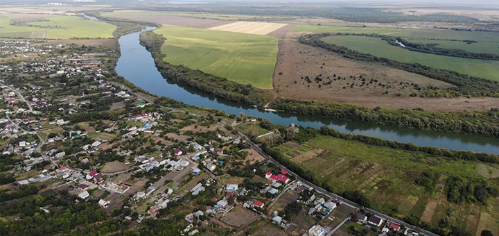 Гремячье с птичьего полёта